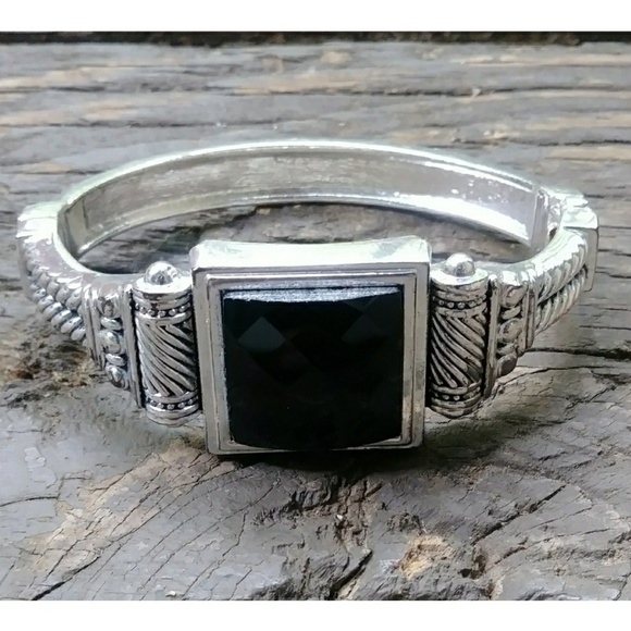 Fashion Silver Tone Hinge Bracelets - Picture 4 of 5